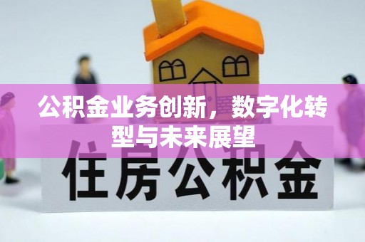 伊金霍洛旗公积金业务创新，数字化转型与未来展望